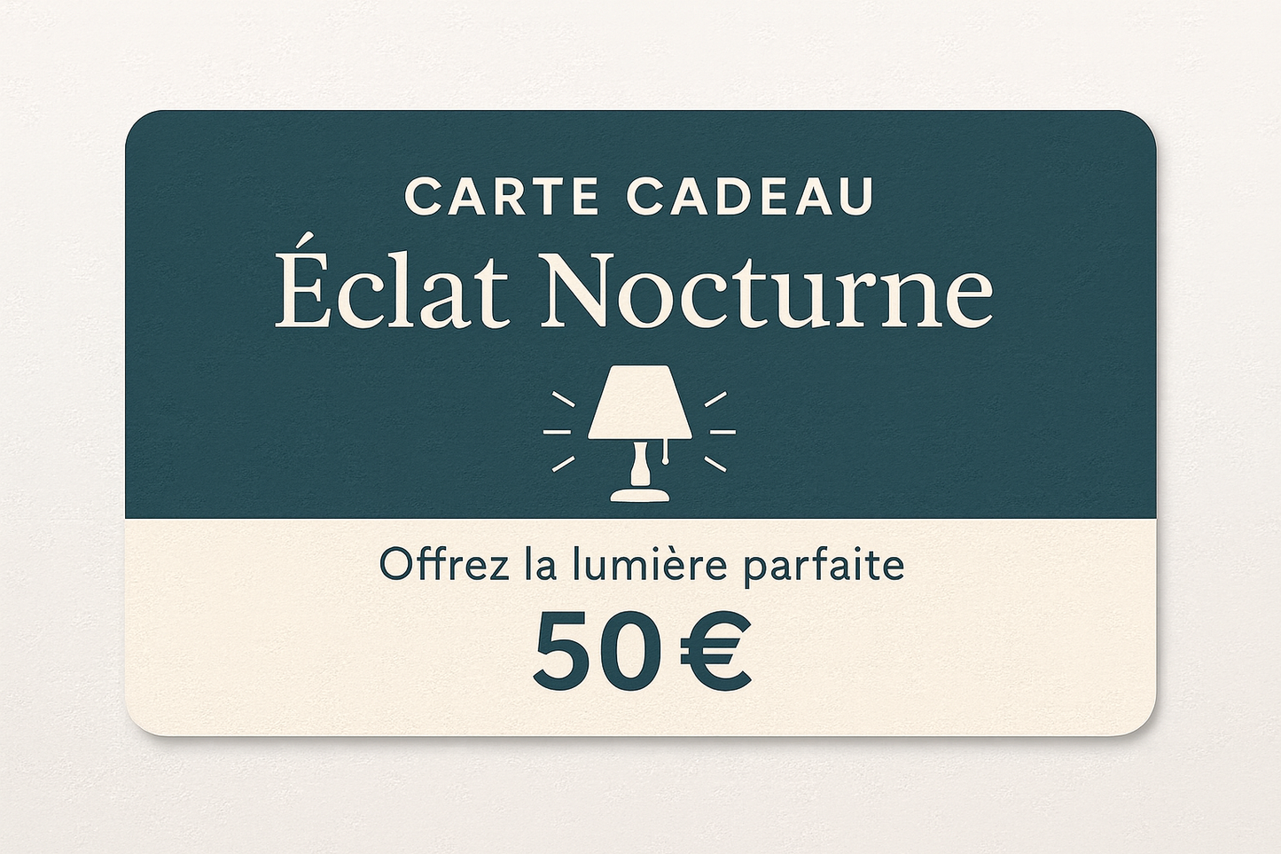 Carte cadeau Éclat Nocturne