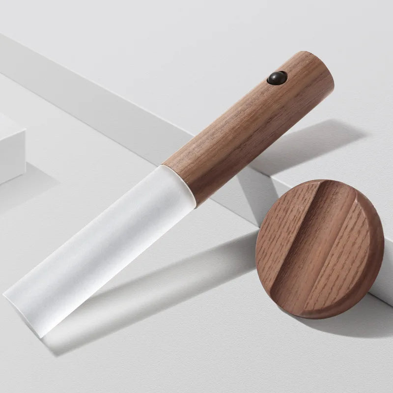 Lampe de chevet Murale Cylindre en Bois