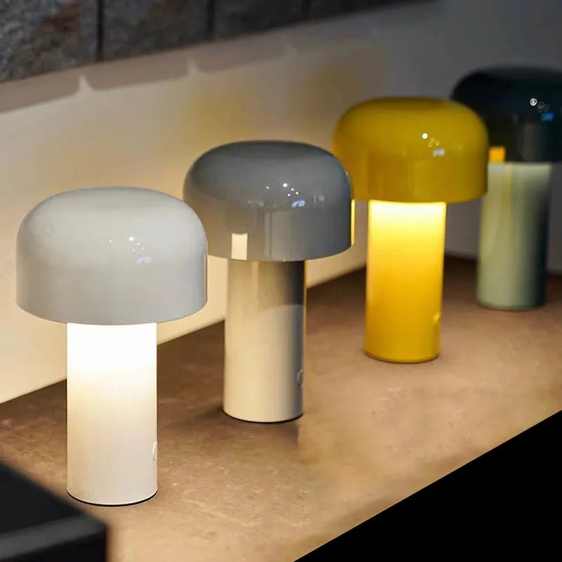 Lampe de chevet Originale Champignon Coloré