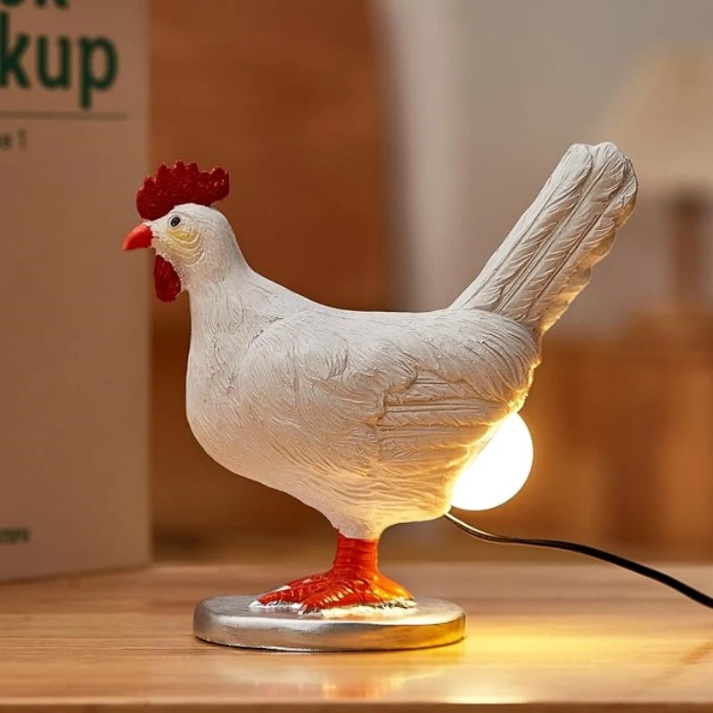 Lampe de chevet Originale Poule Lumineuse