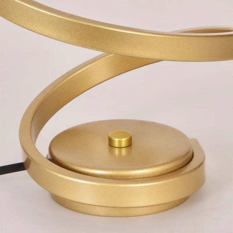 Lampe de chevet Originale Spirale Lumineuse