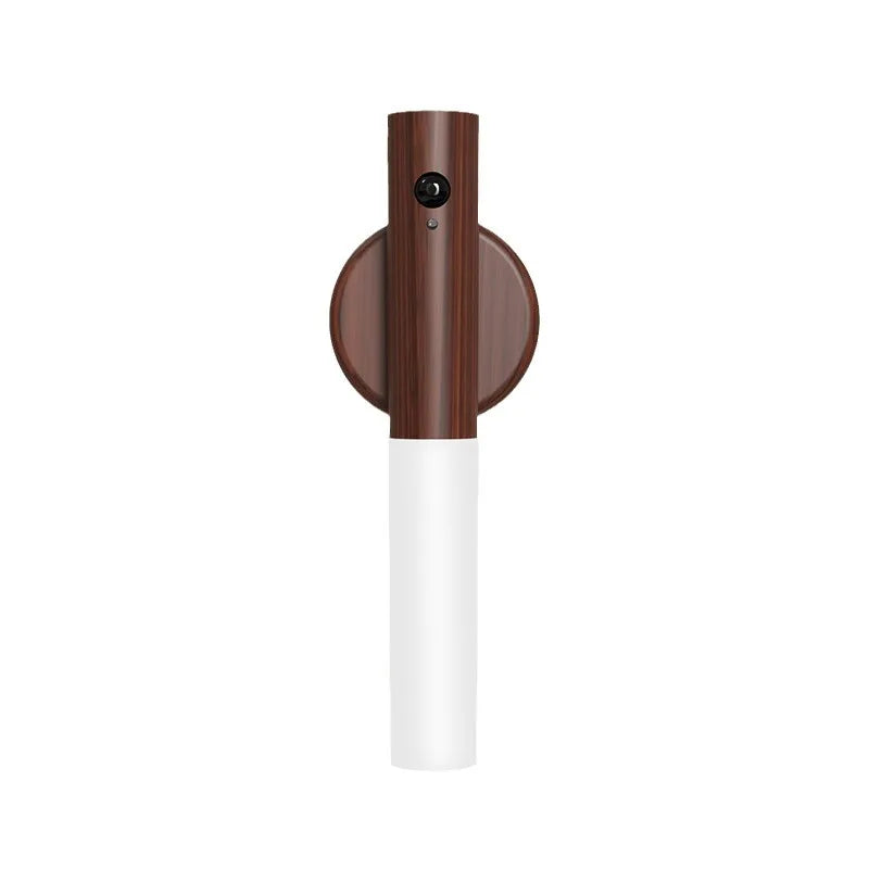 Lampe de chevet Murale Cylindre en Bois