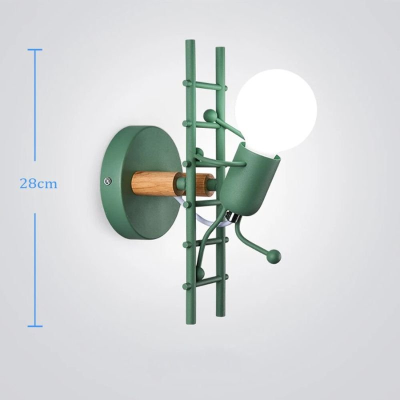 Lampe de chevet Murale Design Échelle - Éclat Nocturne