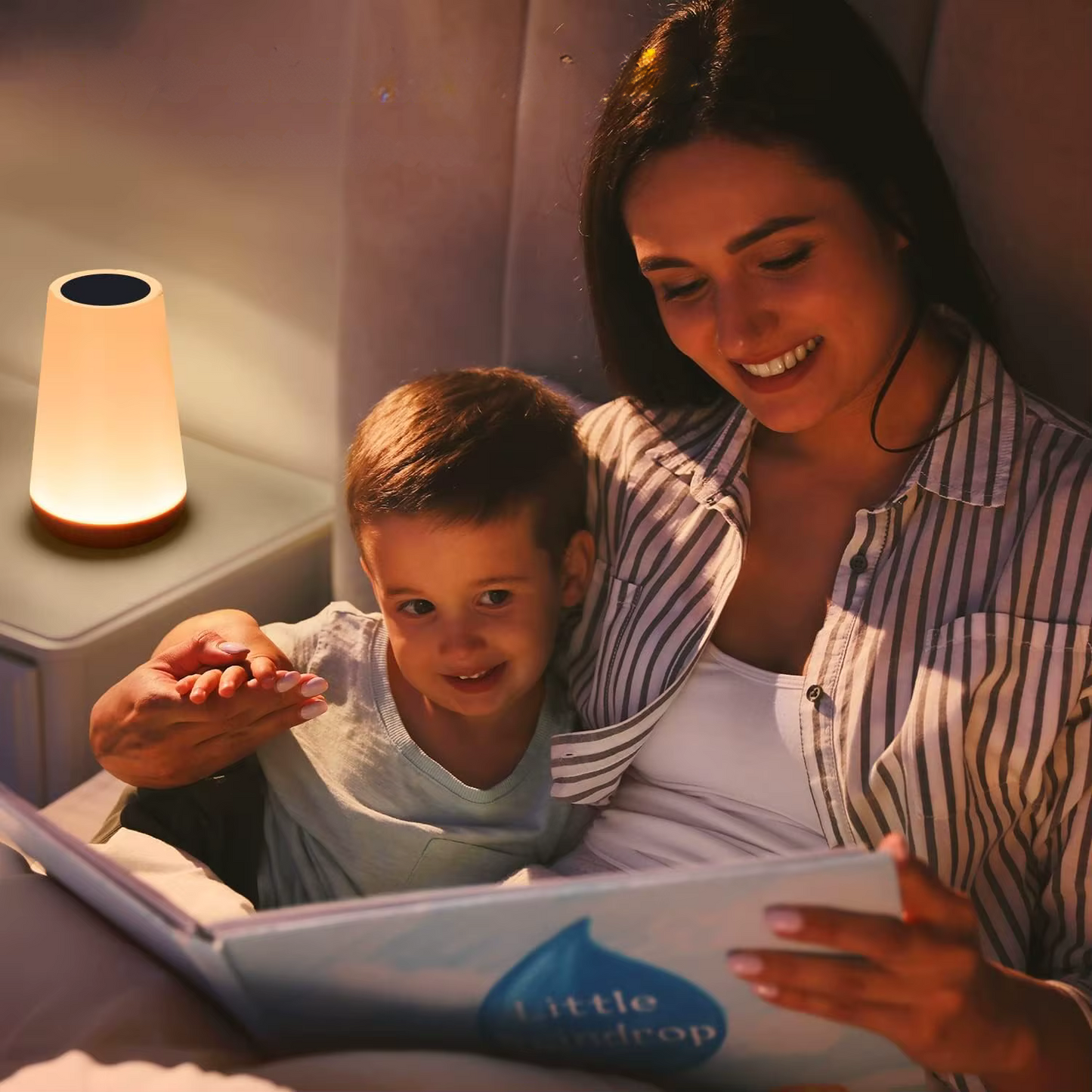 Lampe d'ambiance 13 couleurs tactile