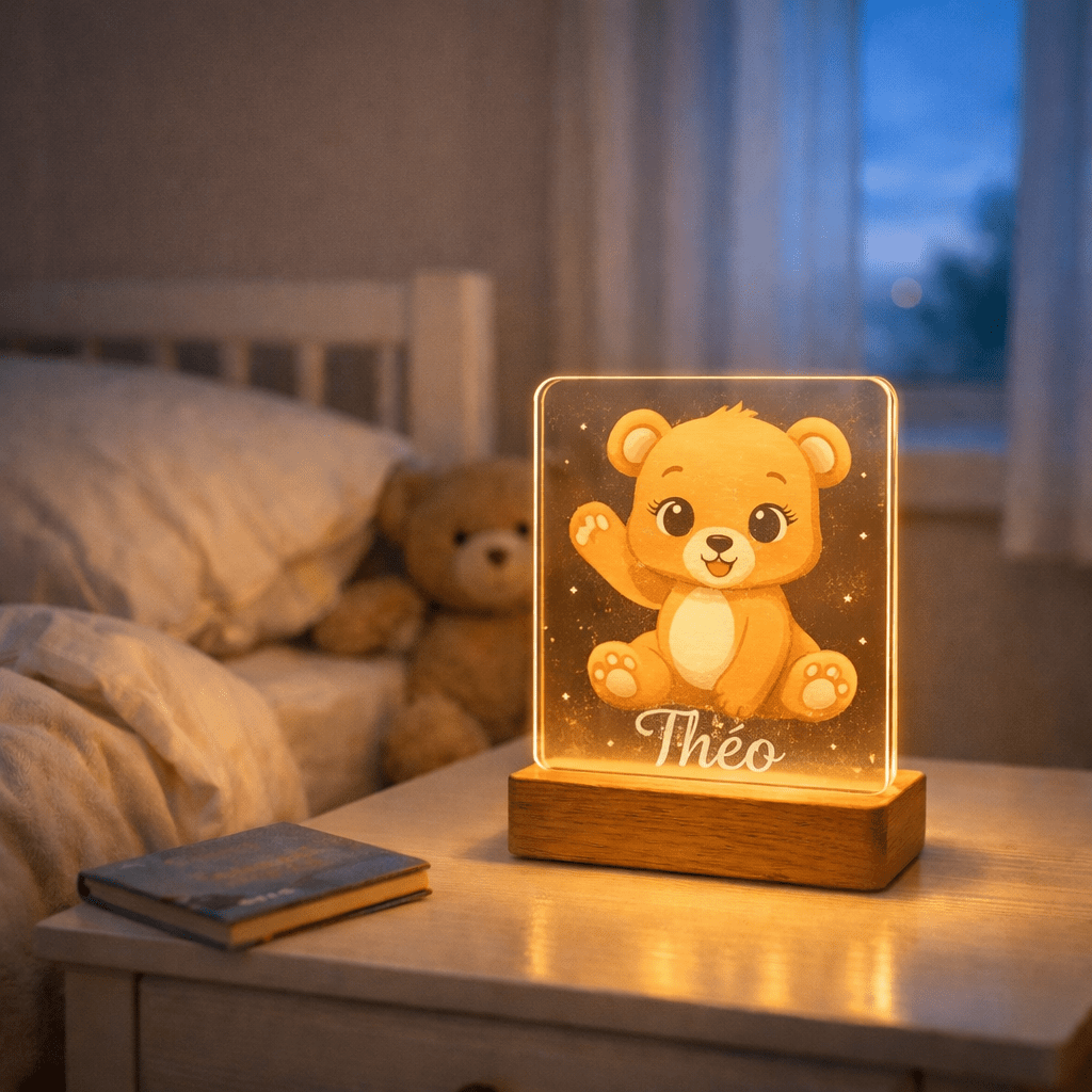 Veilleuse Personnalisée de Naissance | Guide Complet 2026 - Éclat Nocturne