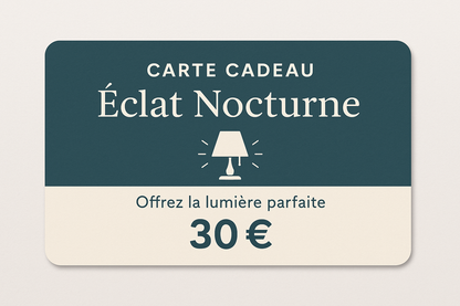 Carte cadeau Éclat Nocturne