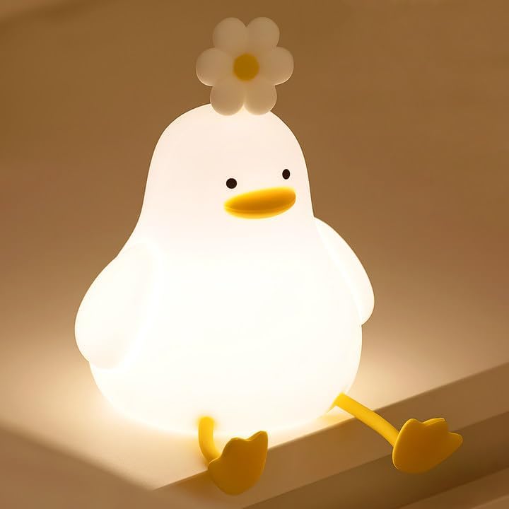 Lampe de chevet Enfant Poussin Fleur