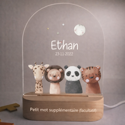 Veilleuse de naissance personnalisée - Les 4 Fantastiques