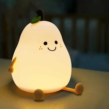 Lampe de chevet Enfant Poire Multicolore