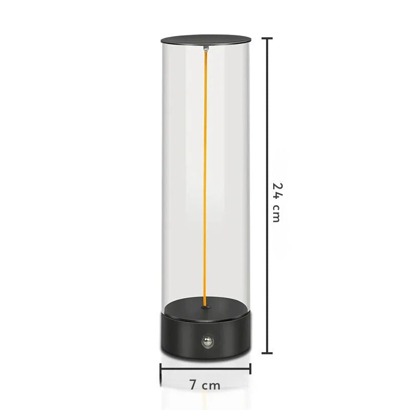Lampe de chevet filament flexible magnétique