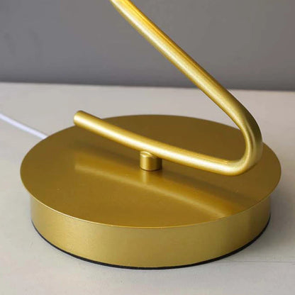 Lampe de chevet Originale Papillon Doré