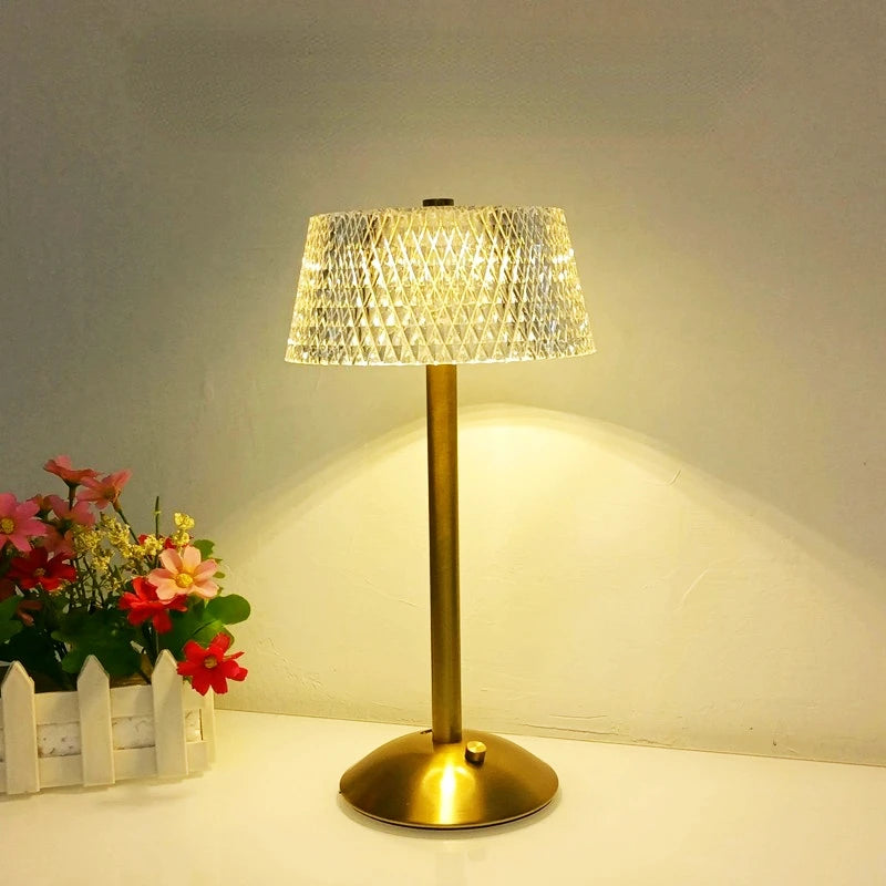 Lampe de chevet Originale Cristallin