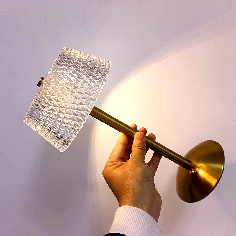 Lampe de chevet Originale Cristallin