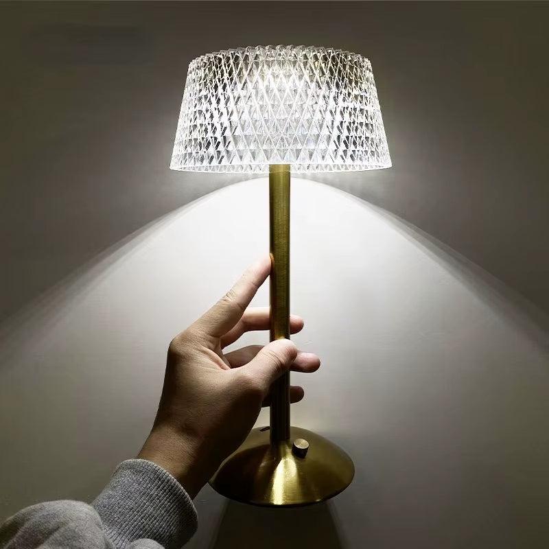 Lampe de chevet Originale Cristallin