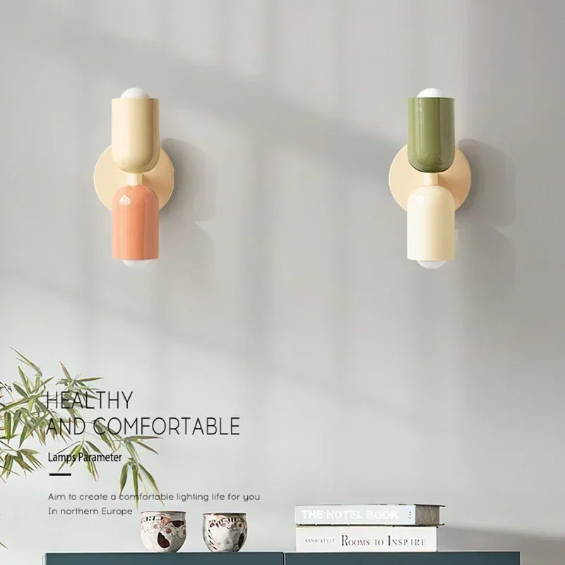 Lampe de chevet Murale Capsule Colorée