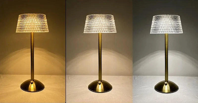 Lampe de chevet Originale Cristallin