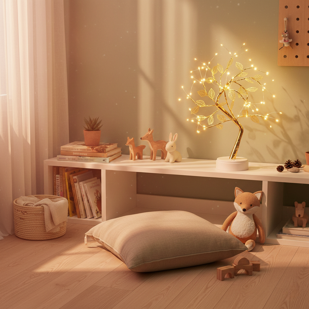 Veilleuse Enfant Arbre Enchanté