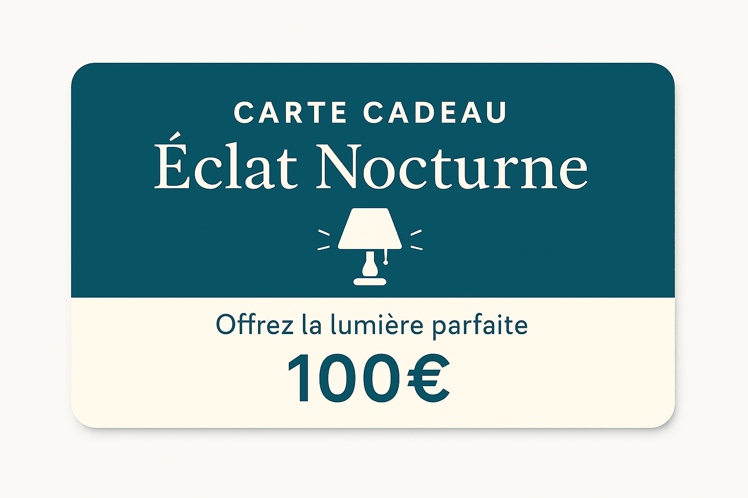 Carte cadeau Éclat Nocturne - Éclat Nocturne