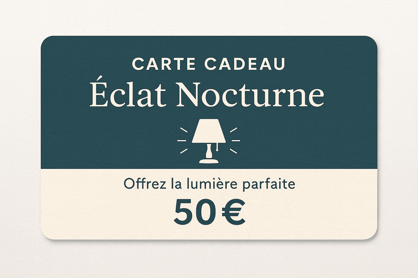 Carte cadeau Éclat Nocturne - Éclat Nocturne