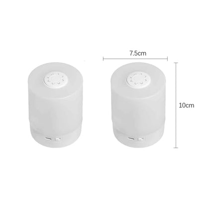 Duo de lampes de chevet LED Tactiles - Éclat Nocturne