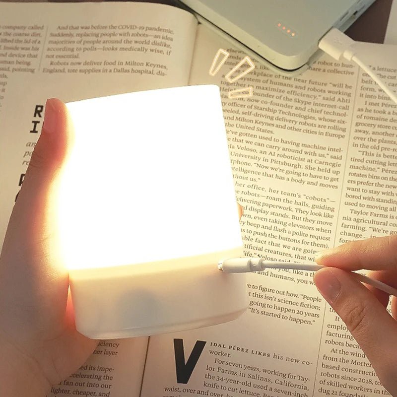 Duo de lampes de chevet LED Tactiles - Éclat Nocturne