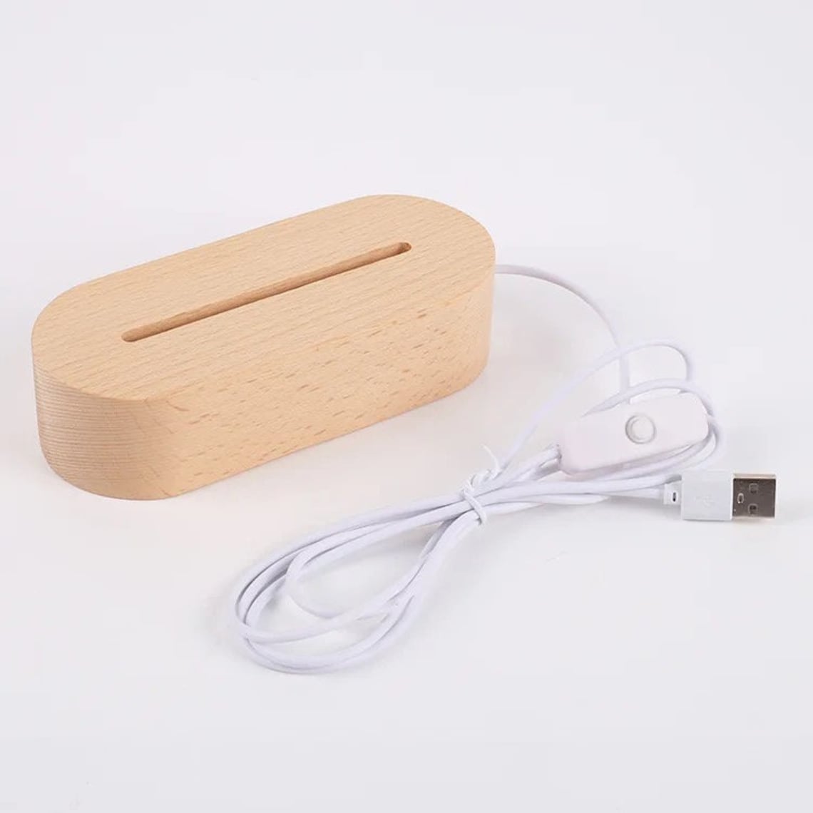 Veilleuse de naissance personnalisée - Éléphanteau Papillons