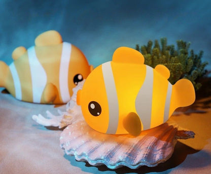 Lampe de chevet Enfant Poisson Clown Lumineux