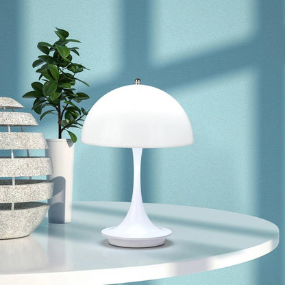 Lampe de chevet Champignon rétro LED - Éclat Nocturne