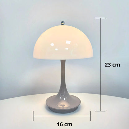 Lampe de chevet Champignon rétro LED - Éclat Nocturne