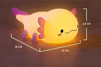 Lampe de chevet Enfant Axolotl Lumineux - Éclat Nocturne