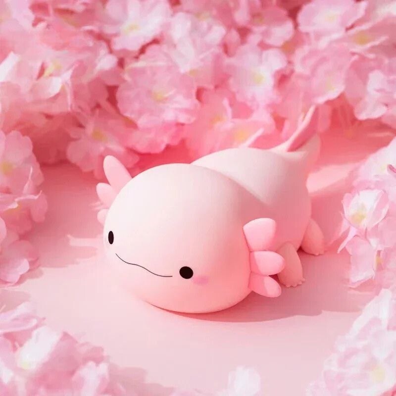 Lampe de chevet Enfant Axolotl Lumineux - Éclat Nocturne