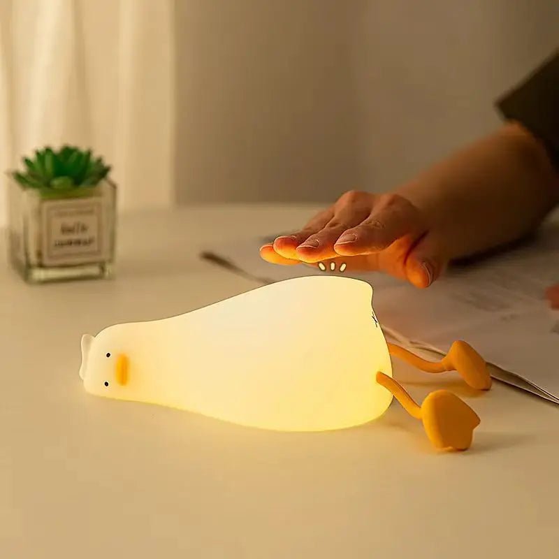 Lampe de chevet Enfant Canard Ludique - Éclat Nocturne
