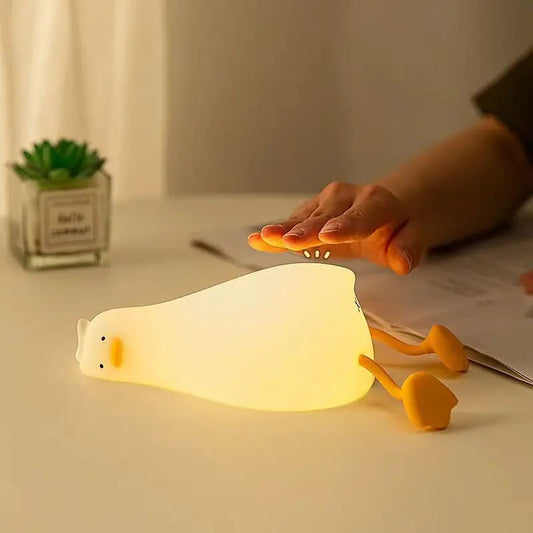 Lampe de chevet Enfant Canard Ludique - Éclat Nocturne