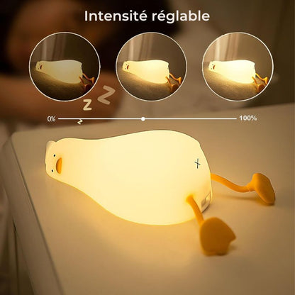 Lampe de chevet Enfant Canard Ludique - Éclat Nocturne