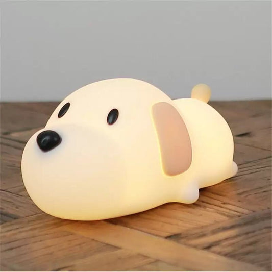 Lampe de chevet Enfant Chien Veilleur - Éclat Nocturne