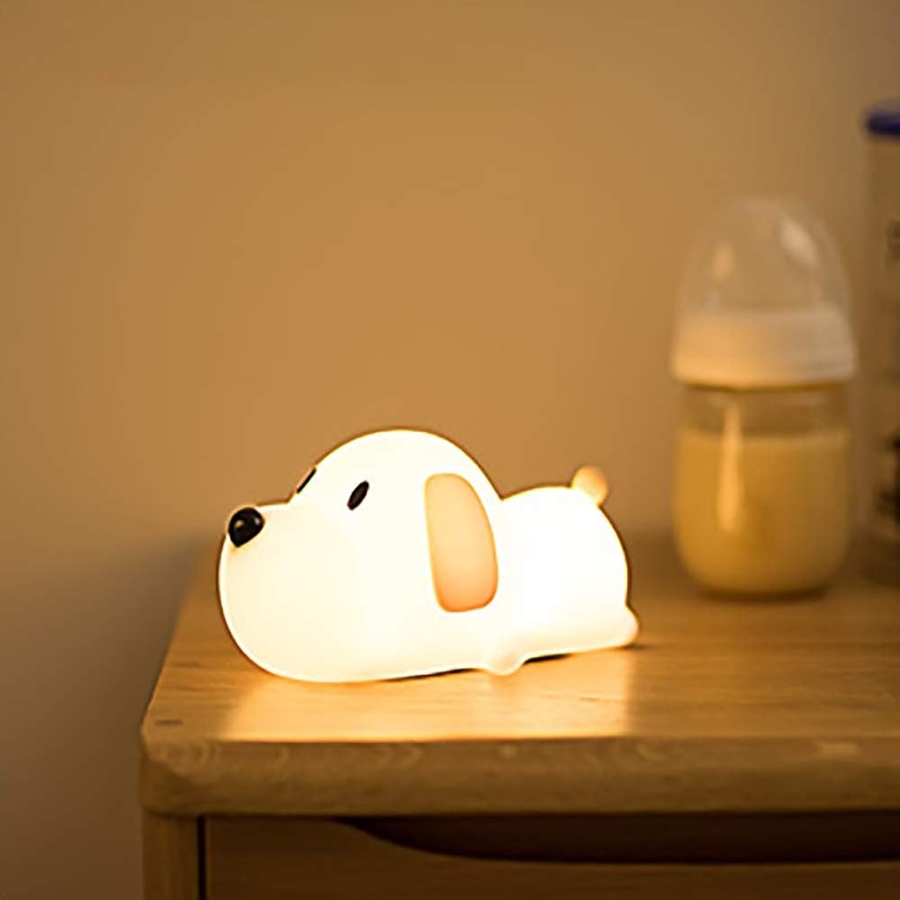 Lampe de chevet Enfant Chien Veilleur - Éclat Nocturne