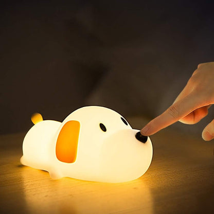 Lampe de chevet Enfant Chien Veilleur - Éclat Nocturne
