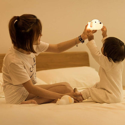 Lampe de chevet Enfant Chien Veilleur - Éclat Nocturne