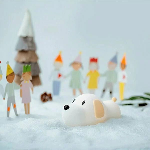 Lampe de chevet Enfant Chien Veilleur - Éclat Nocturne