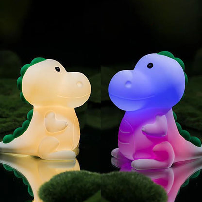 Lampe de chevet Enfant Dino Tendre - Éclat Nocturne