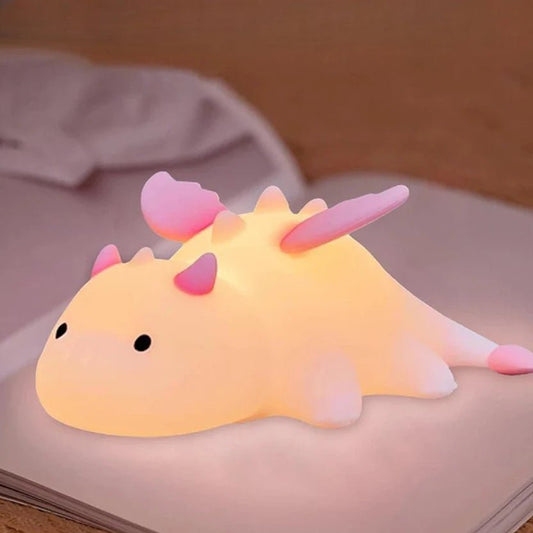 Lampe de chevet Enfant Dragon - Éclat Nocturne