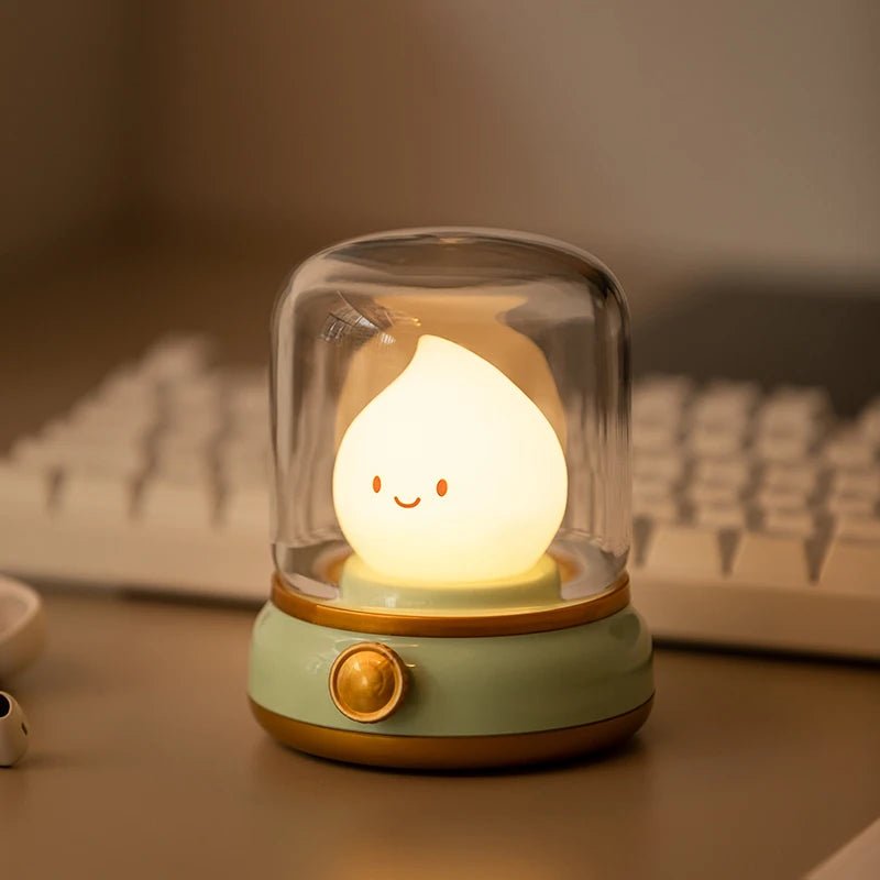 Lampe de chevet Enfant Flamme Lumineuse - Éclat Nocturne