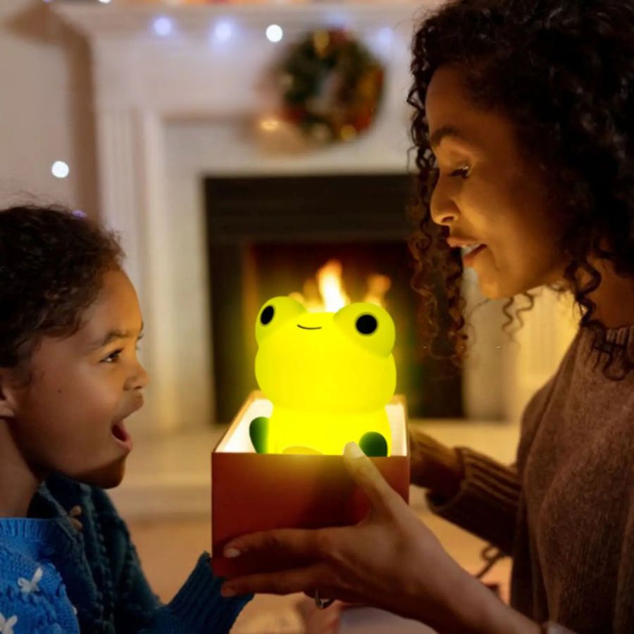 Lampe de chevet Enfant Grenouille Lumineuse - Éclat Nocturne