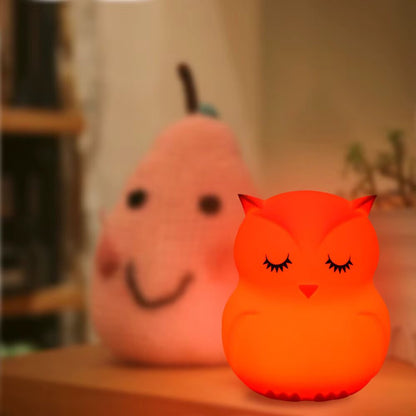 Lampe de chevet Enfant Hibou Lumineux - Éclat Nocturne