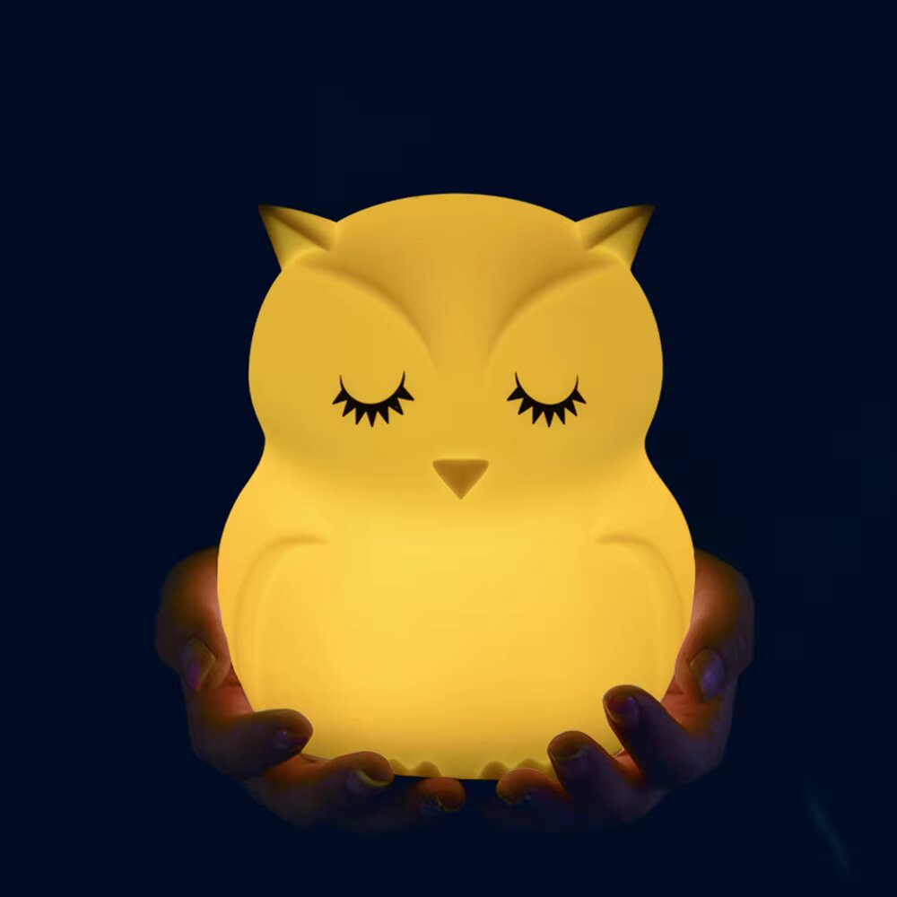 Lampe de chevet Enfant Hibou Lumineux - Éclat Nocturne