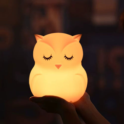 Lampe de chevet Enfant Hibou Lumineux - Éclat Nocturne