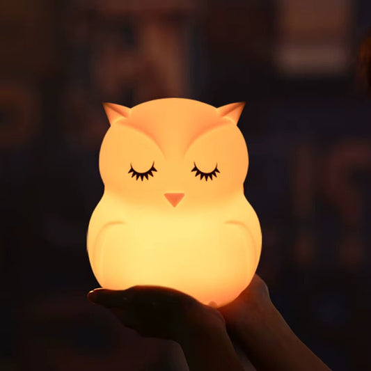 Lampe de chevet Enfant Hibou Lumineux - Éclat Nocturne