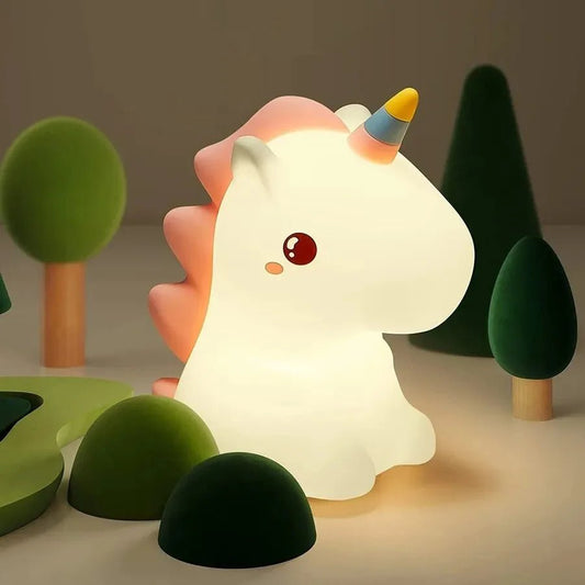 Lampe de chevet Enfant Licorne Magique - Éclat Nocturne