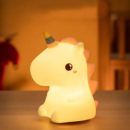 Lampe de chevet Enfant Licorne Magique - Éclat Nocturne