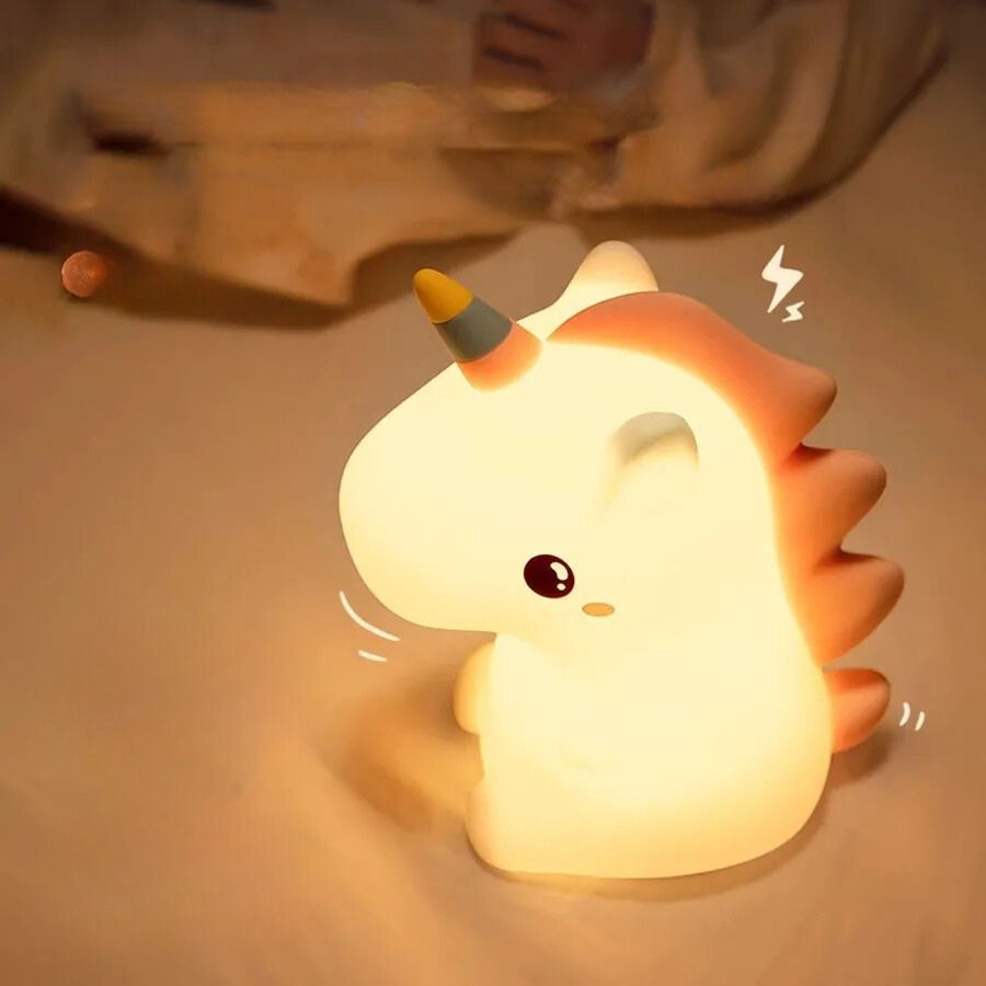 Lampe de chevet Enfant Licorne Magique - Éclat Nocturne